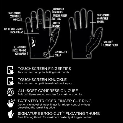  Hatch Task Medium Police Duty Glove W/ Kevlar TSK324