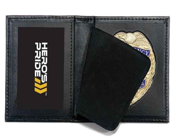  Hero's Pride Bi-fold Badge Case With ID Window