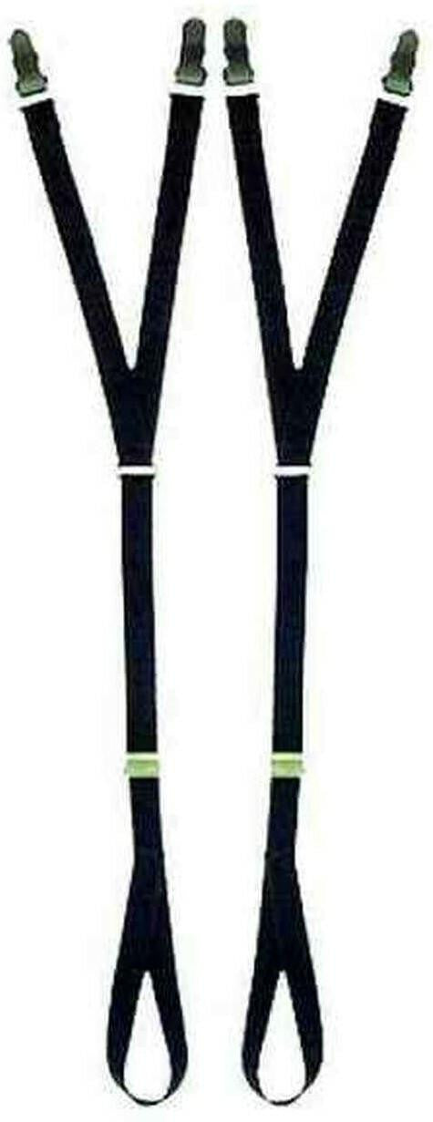  Hero's Pride Black Footloop Style Shirt Holders 9056