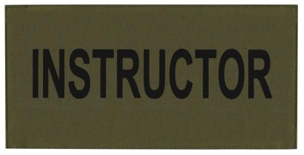  Hero's Pride Instructor Tactical Chest And Back Patch Set