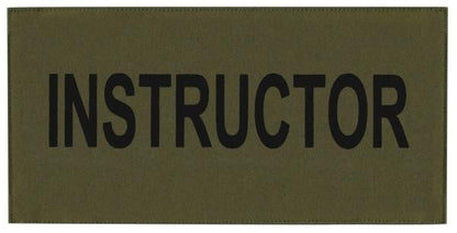  Hero's Pride Instructor Tactical Chest And Back Patch Set