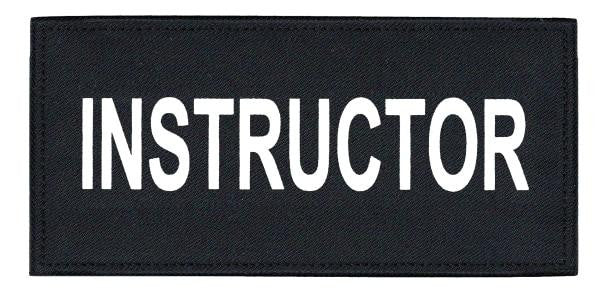  Hero's Pride Instructor Tactical Chest And Back Patch Set