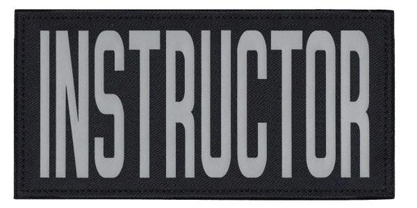  Hero's Pride Instructor Tactical Chest And Back Patch Set