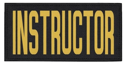  Hero's Pride Instructor Tactical Chest And Back Patch Set
