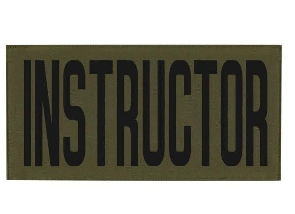  Hero's Pride Instructor Tactical Chest And Back Patch Set