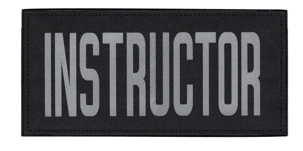 Hero's Pride Instructor Tactical Chest And Back Patch Set