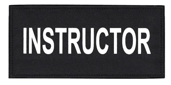  Hero's Pride Instructor Tactical Chest And Back Patch Set