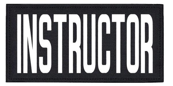  Hero's Pride Instructor Tactical Chest And Back Patch Set