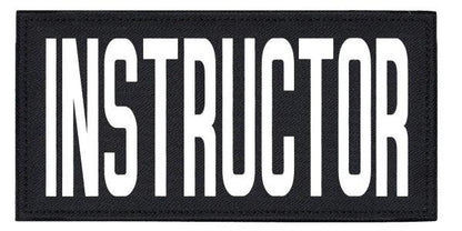  Hero's Pride Instructor Tactical Chest And Back Patch Set