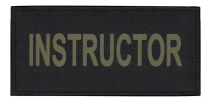  Hero's Pride Instructor Tactical Chest And Back Patch Set