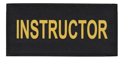  Hero's Pride Instructor Tactical Chest And Back Patch Set