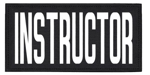 Hero's Pride Instructor Tactical Chest And Back Patch Set