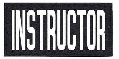  Hero's Pride Instructor Tactical Chest And Back Patch Set