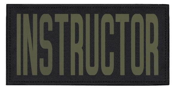  Hero's Pride Instructor Tactical Chest And Back Patch Set