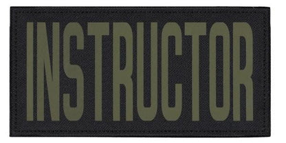  Hero's Pride Instructor Tactical Chest And Back Patch Set