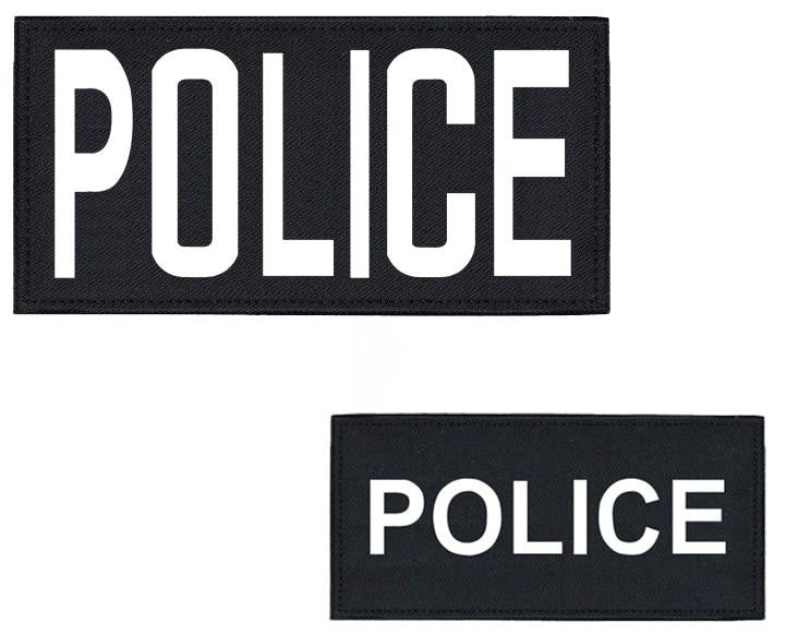  Hero's Pride Police Tactical Chest And Back Patch Set