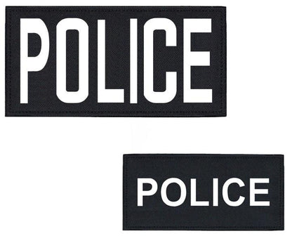  Hero's Pride Police Tactical Chest And Back Patch Set