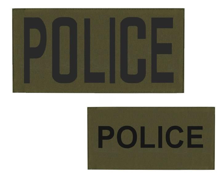  Hero's Pride Police Tactical Chest And Back Patch Set