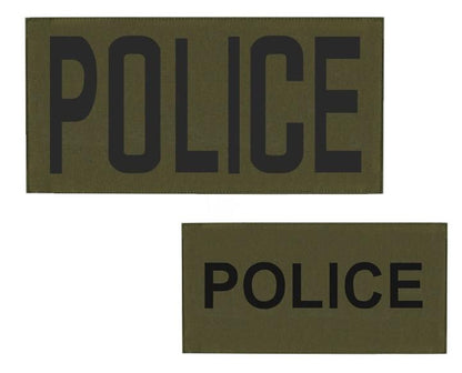  Hero's Pride Police Tactical Chest And Back Patch Set