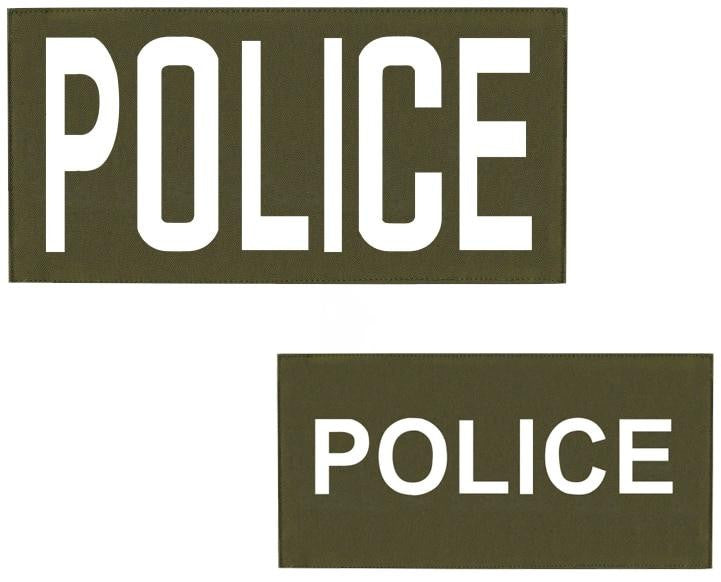  Hero's Pride Police Tactical Chest And Back Patch Set