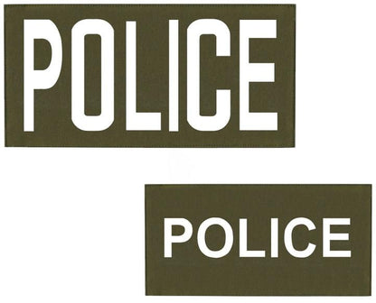  Hero's Pride Police Tactical Chest And Back Patch Set