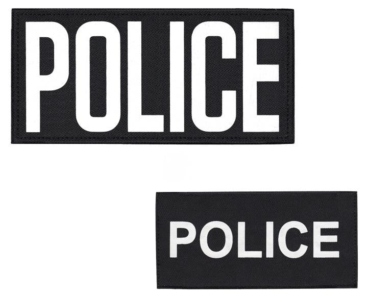 Hero's Pride Police Tactical Chest And Back Patch Set