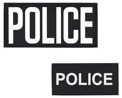  Hero's Pride Police Tactical Chest And Back Patch Set