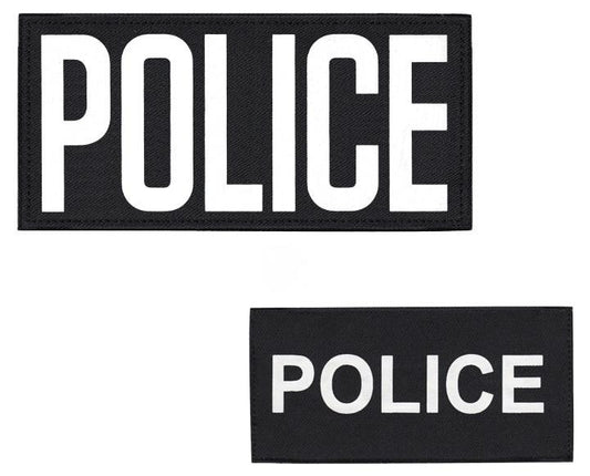  Hero's Pride Police Tactical Chest And Back Patch Set