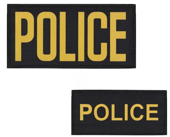 Hero's Pride Police Tactical Chest And Back Patch Set