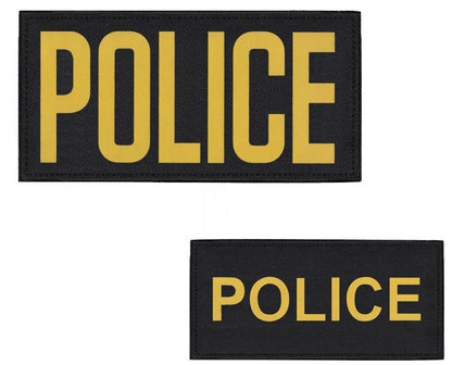  Hero's Pride Police Tactical Chest And Back Patch Set