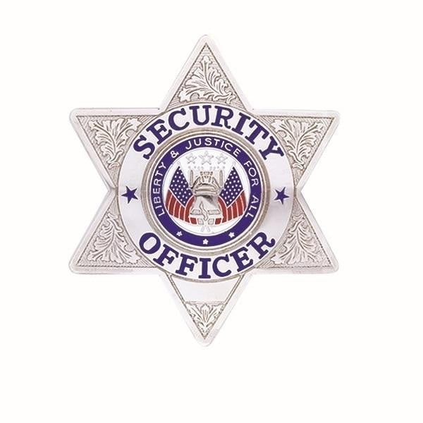  Hero's Pride Security Officer Lightweight 6 Pt Star Badge