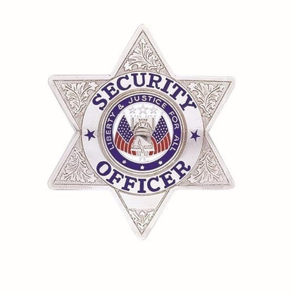  Hero's Pride Security Officer Lightweight 6 Pt Star Badge