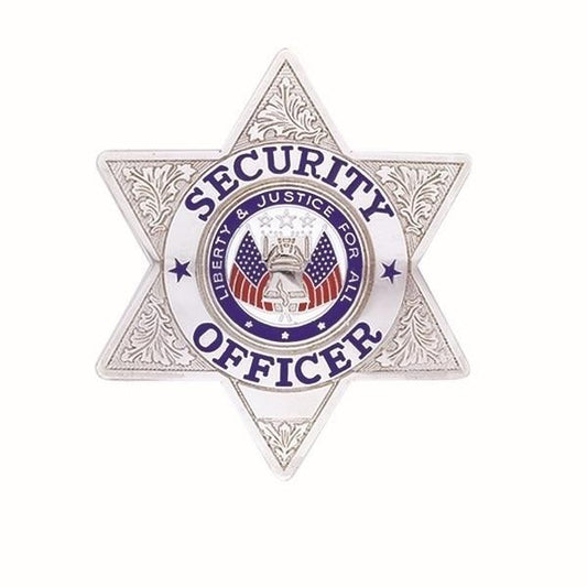  Hero's Pride Security Officer Lightweight 6 Pt Star Badge