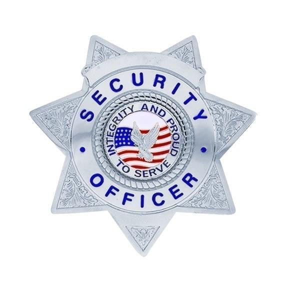  Hero's Pride Security Officer Lightweight 7 Pt Star Badge