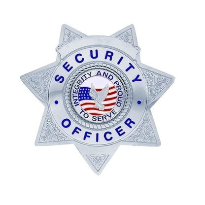  Hero's Pride Security Officer Lightweight 7 Pt Star Badge