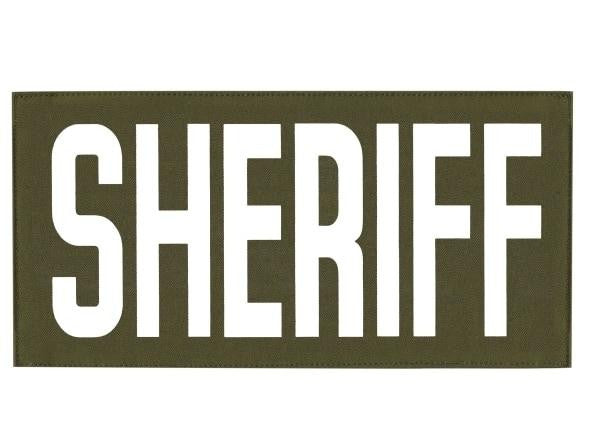  Hero's Pride Sheriff Tactical Chest And BackPatch Set