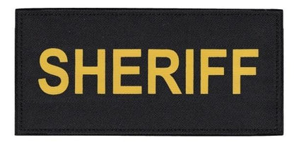  Hero's Pride Sheriff Tactical Chest And BackPatch Set