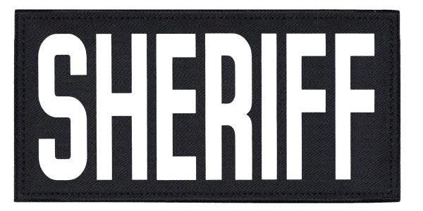  Hero's Pride Sheriff Tactical Chest And BackPatch Set