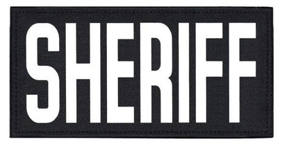  Hero's Pride Sheriff Tactical Chest And BackPatch Set
