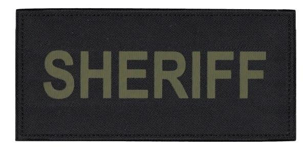  Hero's Pride Sheriff Tactical Chest And BackPatch Set