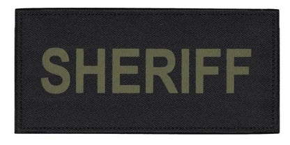  Hero's Pride Sheriff Tactical Chest And BackPatch Set