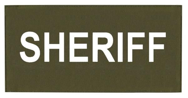 Hero's Pride Sheriff Tactical Chest And BackPatch Set
