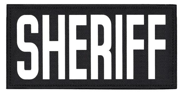  Hero's Pride Sheriff Tactical Chest And BackPatch Set