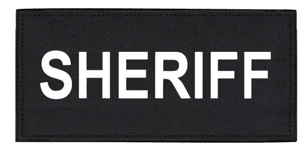 Hero's Pride Sheriff Tactical Chest And BackPatch Set