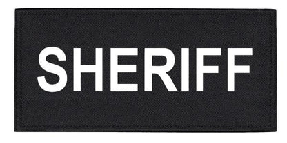  Hero's Pride Sheriff Tactical Chest And BackPatch Set