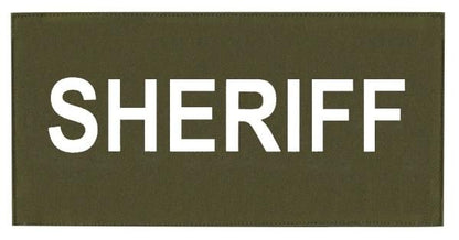  Hero's Pride Sheriff Tactical Chest And BackPatch Set