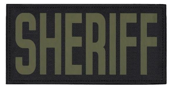  Hero's Pride Sheriff Tactical Chest And BackPatch Set