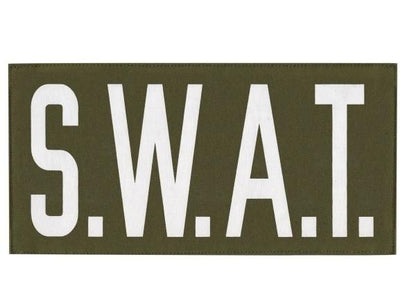  Hero's Pride Swat Tactical Chest And Back Patch Set