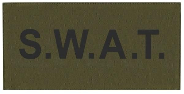  Hero's Pride Swat Tactical Chest And Back Patch Set