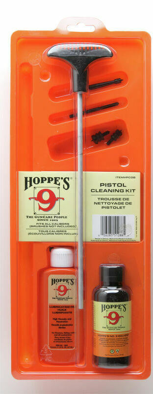  Hoppe's 9 Cleaning Kit Universal Pistol Clam Pack PCOB